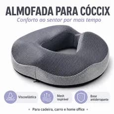 Almofada Ortopédica Anatômica Para Cóccix Hemorroidas Cadeira Gamer Home Office