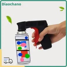 Alça De Pintura Em Spray, Lata De Polimento Com Gatilho , Universal De Plástico