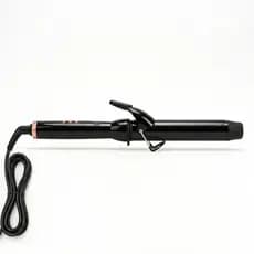 Modelador de Cachos Profissional 32mm Bivolt com Tela LCD Temperatura Ajustável Preto Rose Gold
