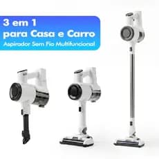 COIBEU Aspirador de Pó Vertical Sem Fio 3 em 1 Bivolt e com haste sucção forte de 23000Pa