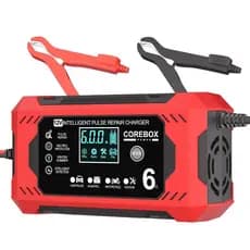 Carregador de Bateria 12V/24V Bivolt para Carro e Moto com Modo Motocicleta Automático