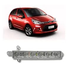 Lanterna Led Diant. Citroen C3 Peugeot 308 408 2016 A 2018 Transparente