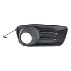 Moldura Farol Milha Direito Com Furo Palio Siena 2010 A 2015 Preto