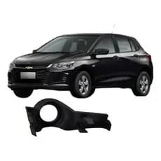 Moldura Grade Abertura Esquerda Chevrolet Onix 2020 A 2023 Preto