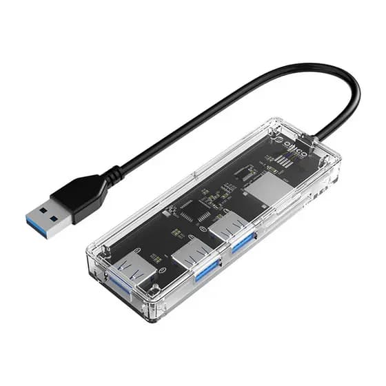 (Open Box) - Hub USB3.0 de 3 portas com Leitor de Cartão- TA2U3-3ATS - Orico