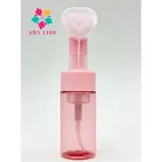 PUMP  COM ESCOVA DE SILICONE PARA LIMPEZA FACIAL SKINCARE 100MLRosa E 150MLRosa/Branco-Rich