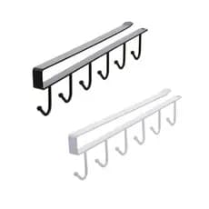 KIT 3PCS Suporte De Metal Porta Xícaras Canecas Utensílios Em Geral Para Pendurar No Armário