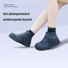 Protetor de Sapato Impermeável Silicone - Capa de Chuva para Tênis Unisex