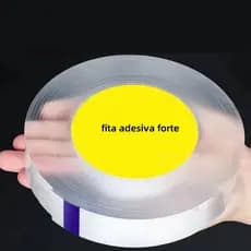 Fita Adesiva Mágica NanoGel - Silicone Extra Forte Transparente Cola Parede Móvel