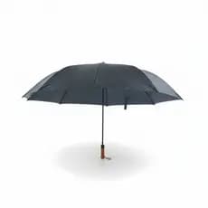 Guarda Chuva de Luxo com Cabo de Madeira – Automático Preto 8 Varetas