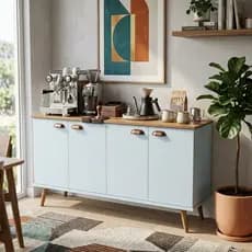 Buffet Organizador 120cm com Design Funcional para Ambientes Residenciais