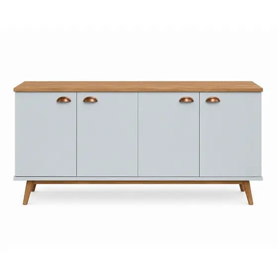 Organizador Buffet Decorativo Moderno com Pés Elevados e Acabamento Sofisticado