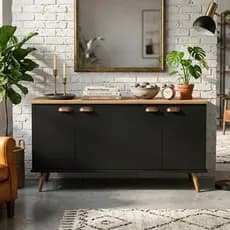 Organizador Buffet Decorativo 120cm com Design Sofisticado