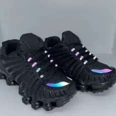 Tenis Unissex Refletivo Molas Funcionais 0.12 Preto/ Branco 17 ao 43