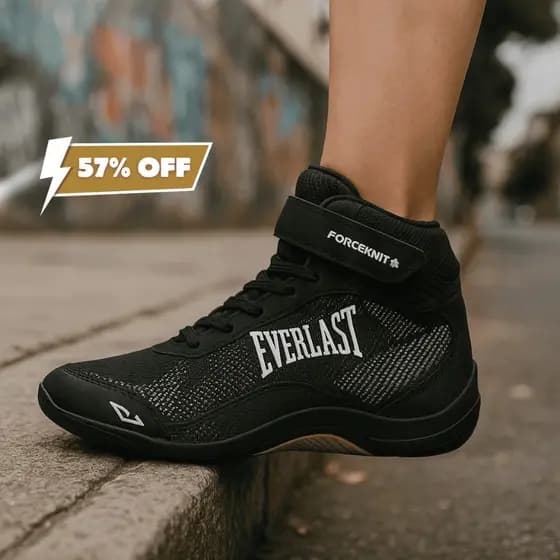 Botinha Everlast Unissex para Academia, Musculação e Corrida – 33 ao 43