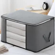 Caixa Saco Organizador Cobertor Casaco Guarda Roupa Ecológico Anti-Poeira Multiuso Home Organizers Wardrobe Organizers