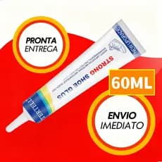 Cola Forte para Reparo de Sapatos 60ml - Cola Flexível e Transparente para Materiais Plásticos, Cola para Sapatos