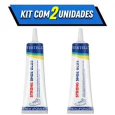 Kit 2 peças Cola Transparente Para Reparo De Sapatos – Adesivo À Prova D'água Fixação De Solas , Saltos E Bolsas (60ml)