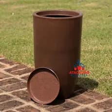 Vaso Para Plantas Decorativo COM PRATO COLETOR, Vaso Ideal Para Plantas Naturais e Artificiais