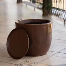 🌱 Vaso de Planta com Prato – Polietileno Resistente e Leve, ideal para salas, varandas, escritórios