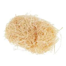 Palha natural decorativa para embalagens como cestas presentes e decorações...50 gramas