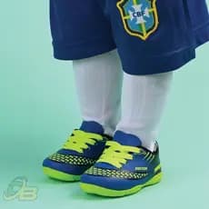 Chuteira Bebê Dino Baby Quadra Futsal Soccer Antiderrapante Escolar Meninos Meninas 18ao25