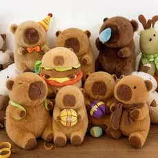 Brinquedo De Pelúcia Capivara FIló Presente Fofinho Capybara Aniversário Criança Menino Menina