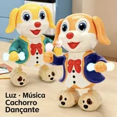 Nova música de cachorrinho de dança elétrica luz balançando dançando crianças fofas