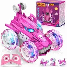 Tumble carro música carregando movimento menino e menina carro controle remoto despejo carro brinquedos infanti