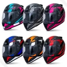 Capacete New Spark Ebf Flash Narigueira Esportivo Fechado Masculino Feminino