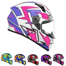 Capacete Ebf Xtroy Crush Moto Preto Ff 526 Feminino Masculino