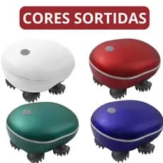 Massageador Elétrico Cabeça e Corpo Recarregável Bivolt (Cores Sortidas)