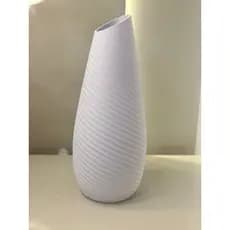 Vaso Moderno Abertura Oblíqua – Decoração Elegante para Escritórios, Salas e Quartos
