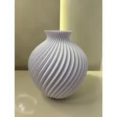 Vaso Decorativo Abstract Spiral 3D – Luxo e Sofisticação