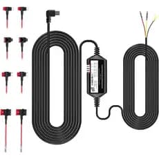 Kit de Fiação Direta YKT para Câmera Veicular, Kit de Fiação Direta de 12 pés para Câmera Veicular Tipo C, Kit de Fio Rí