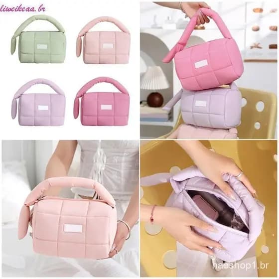 liweikeaa Baiacu Bolsa Maquiagem Viagem Capacidade Nylon Organizador Cosméticos Portátil Para Armazen