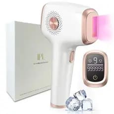 Dispositivo De Depilação IPL Com Função De Cuidado De Resfriamento De Gelo Para Mulheres , Permanente , 9999999 Flash .