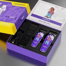 Kit De Máquina De Cortar Cabelo Profissional MEDESHOW D8 Para Homens , Aparador De Com Cabeça De Corte De 0 Mm , Carrega