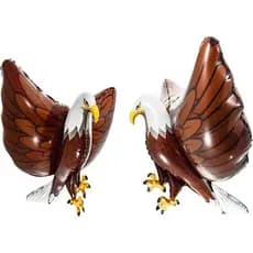 Balões de Papel Metalizado 3D Soochat com Tema de Águia para o 4 de Julho, Balões de Águia para o Dia da Independência,