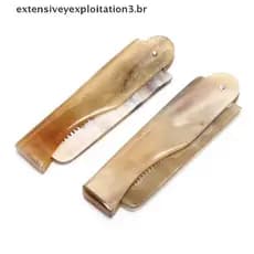 Ferramentas ~ Chifre De Boi Feminino Pente De Bolso De Dente Fino Penteado Dobrável Todos Os Tipos De Barba Bigode .