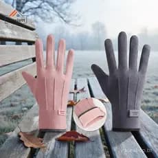 [Scarlett] Luvas De Inverno Para Mulheres E Homens Quentes Com Tela De Toque Proteção Contra Frio Dedos Inteiros Ciclism