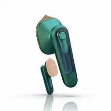 Mini Ferro de Passar Roupa a Vapor Bivolt 60ml Painel Titânio Portátil Compacto Verde