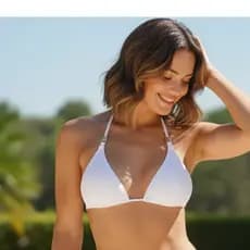 Top Biquíni Cortininha Feminino Top cortininha com detalhe | Tecido Macio | Modelagem Ajustável | Moda Praia/ Top avulso