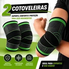Cotoveleira Ortopédica Tensor Compressão Suporte Cotovelo Academia Esporte Dor