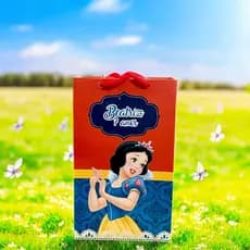 Sacolinhas Personalizado Branca De Neve Com Nome e Idade Sacolas Surpresa Festa  Personalizadas