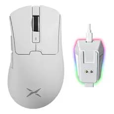 Mouse Gamer Delux M900 Pro Sem Fio Paw3395 8000hz Cor Branco Branco