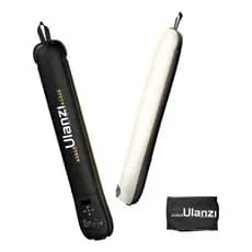Barra Led Inflável Ulanzi Ua12 Iluminador Bastão Magnético E 127/220v Preto Bicolor