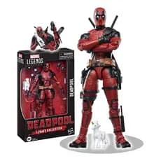 Boneco Deadpool C/ Unicornio 14cm Articulado Com Acessorios