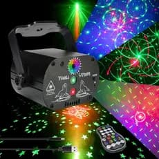 Luz Laser De Festa Stage Projetor Lâmpada C/ Controle Remoto