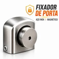 Fixador De Porta Magnético Golfield FP500 Batente Trava Porta Com Amortecedor